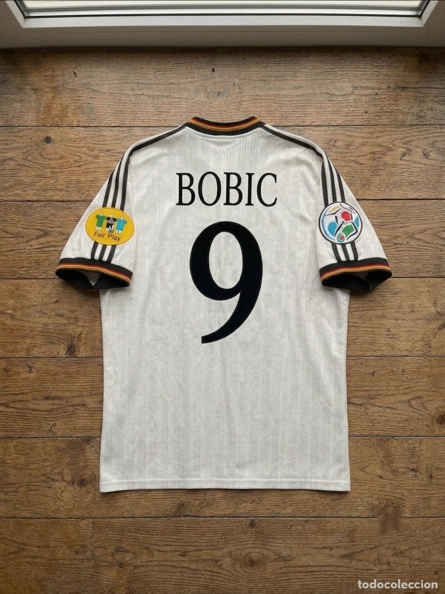 Coleccionismo deportivo: Germany 1996-1997 Home Shirt Bierhoff #20 Match Worn Style Adidas Vintage Jersey Euro 96