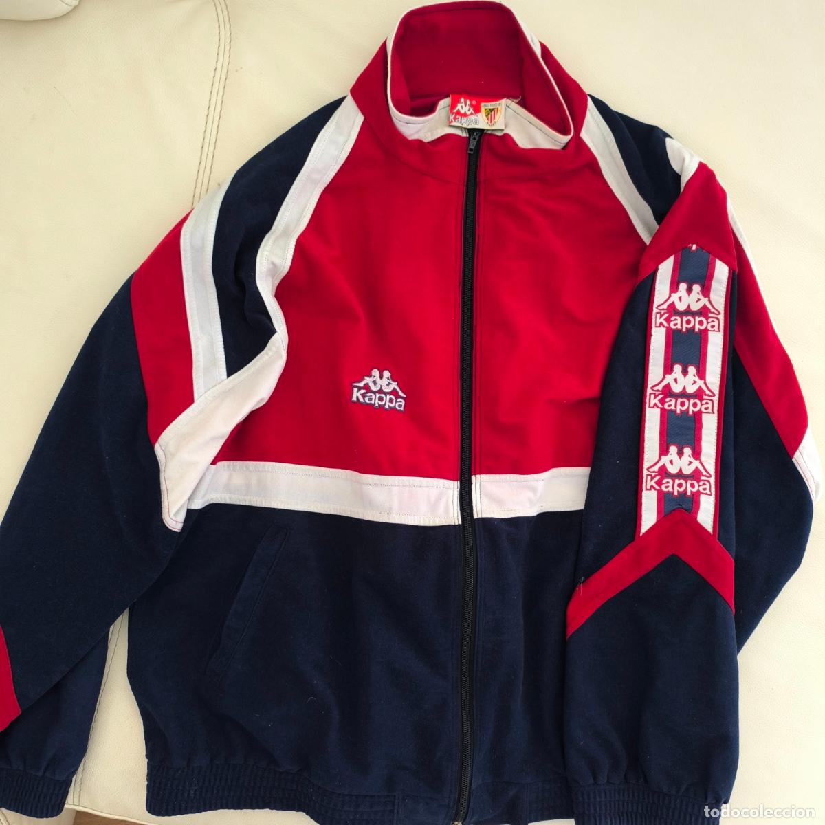 Coleccionismo deportivo: Chaqueta de ch&aacute;ndal vintage del Athletic Club de Bilbao 1995