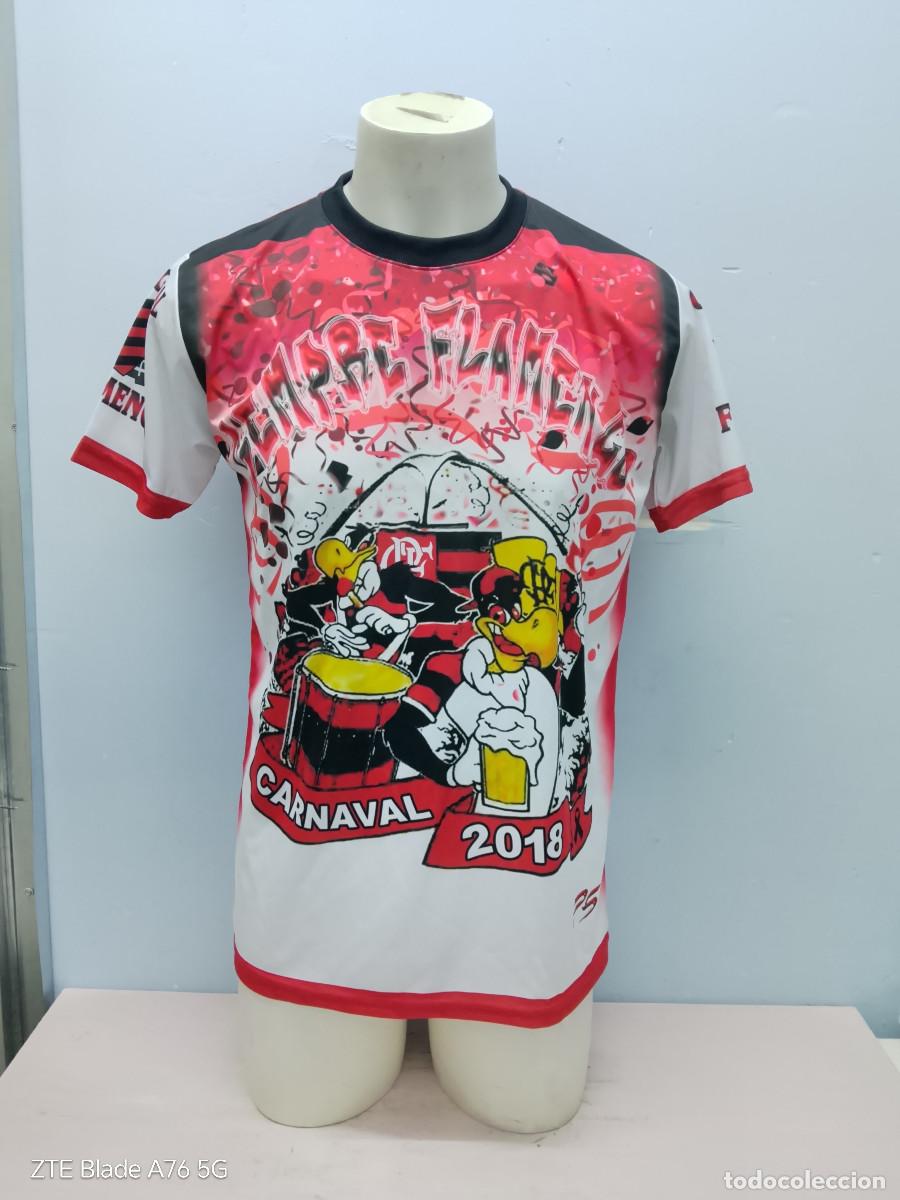 Coleccionismo deportivo: Flamengo Fans clube brasil camiseta ultras football shirt L 56cts