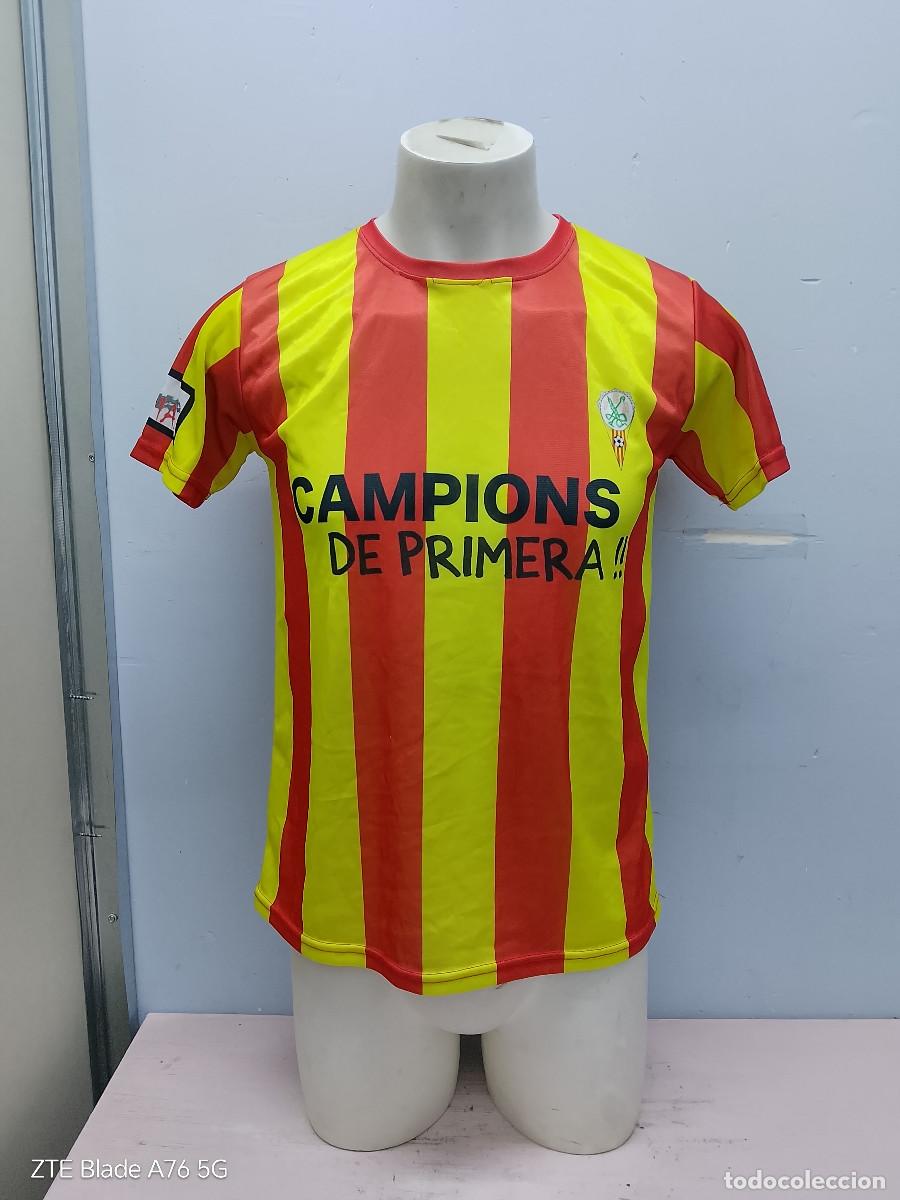 Coleccionismo deportivo: Futbol Club Argentona senyera catalunya camiseta futbol football shirt Campions M 54cts