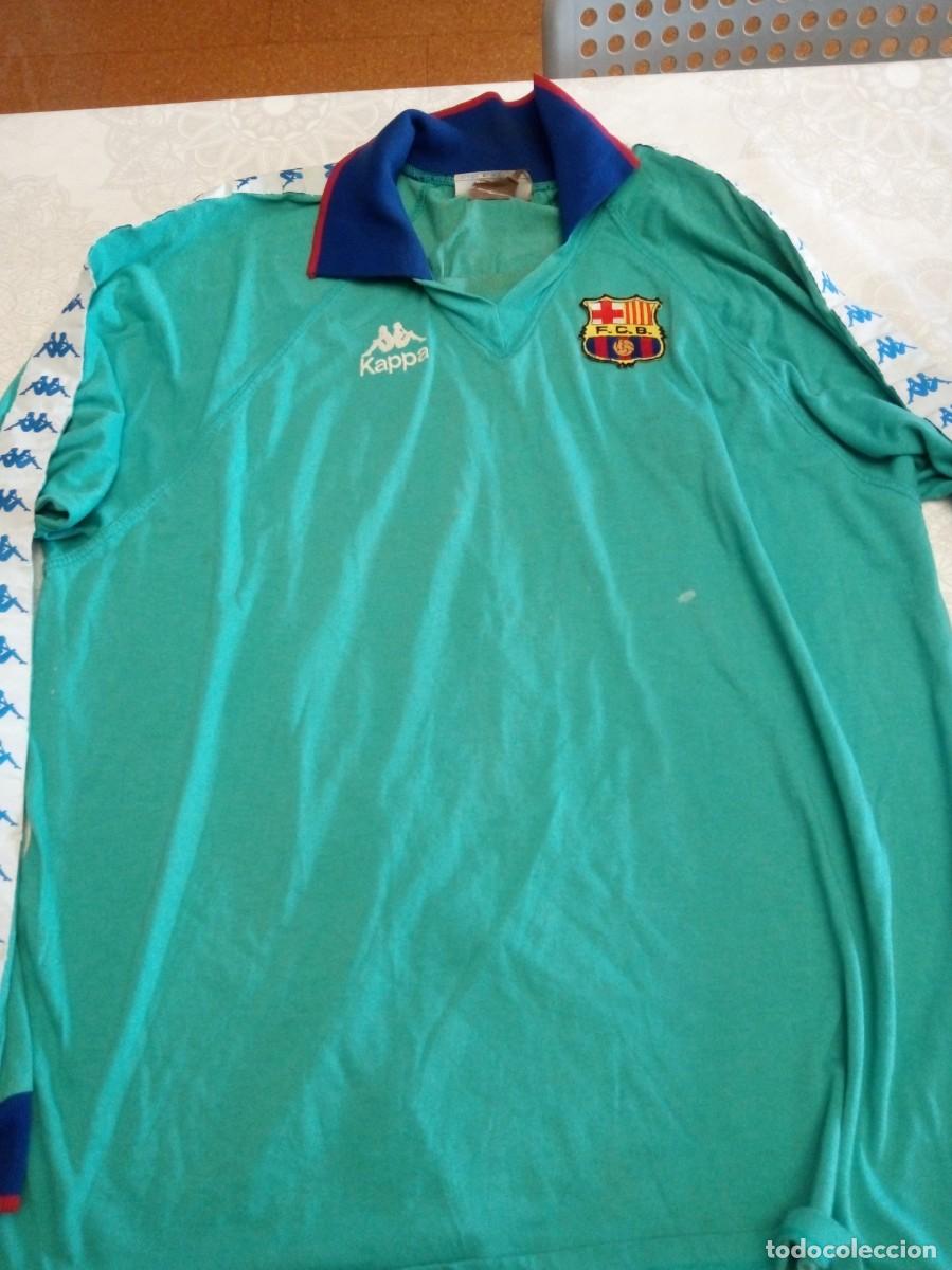 Coleccionismo deportivo: Camiseta de manga larga del F.C. Barcelona