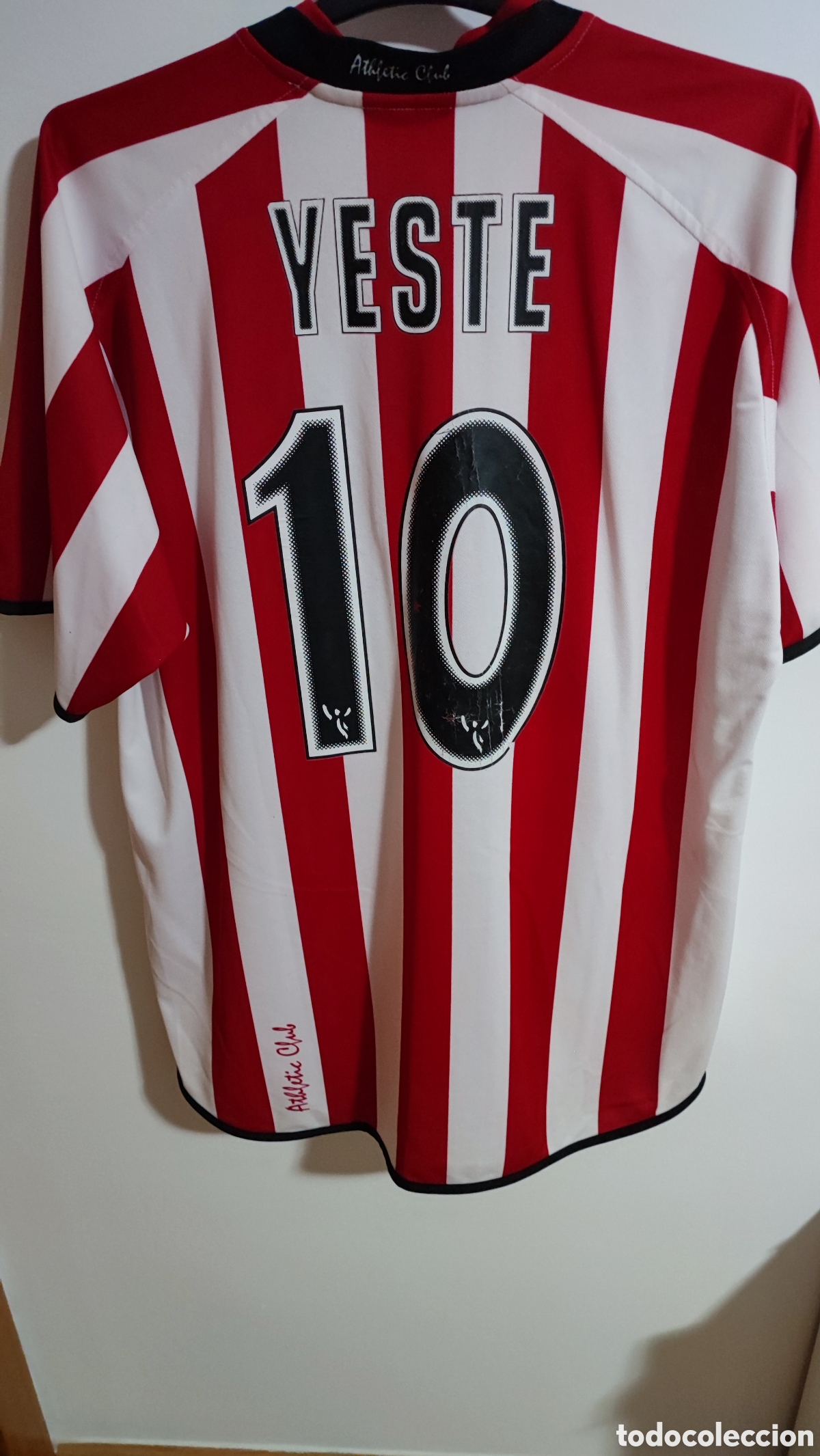 Coleccionismo deportivo: Camiseta Fran Yeste Athletic club bilbao 2004