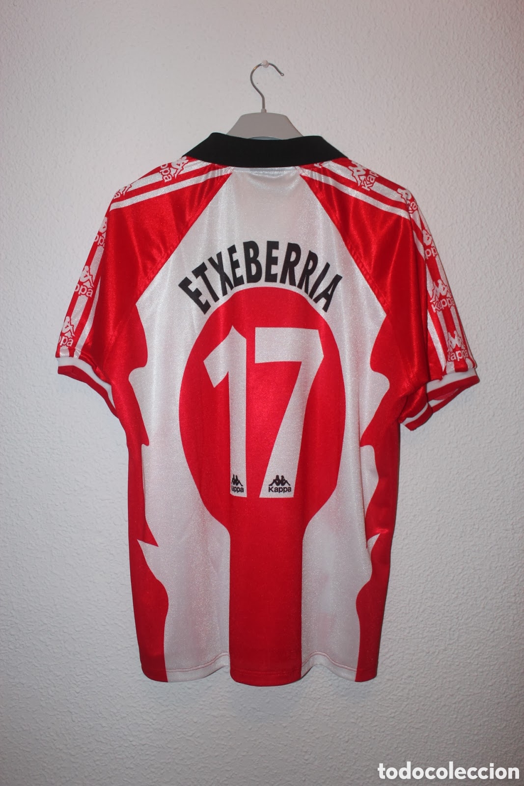 Coleccionismo deportivo: Camiseta Athletic club bilbao Etxebarria