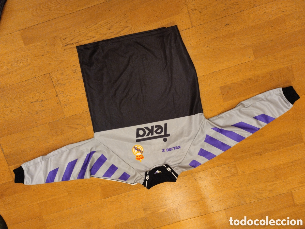 Coleccionismo deportivo: Camiseta antigua portero Futbol Real Madrid
