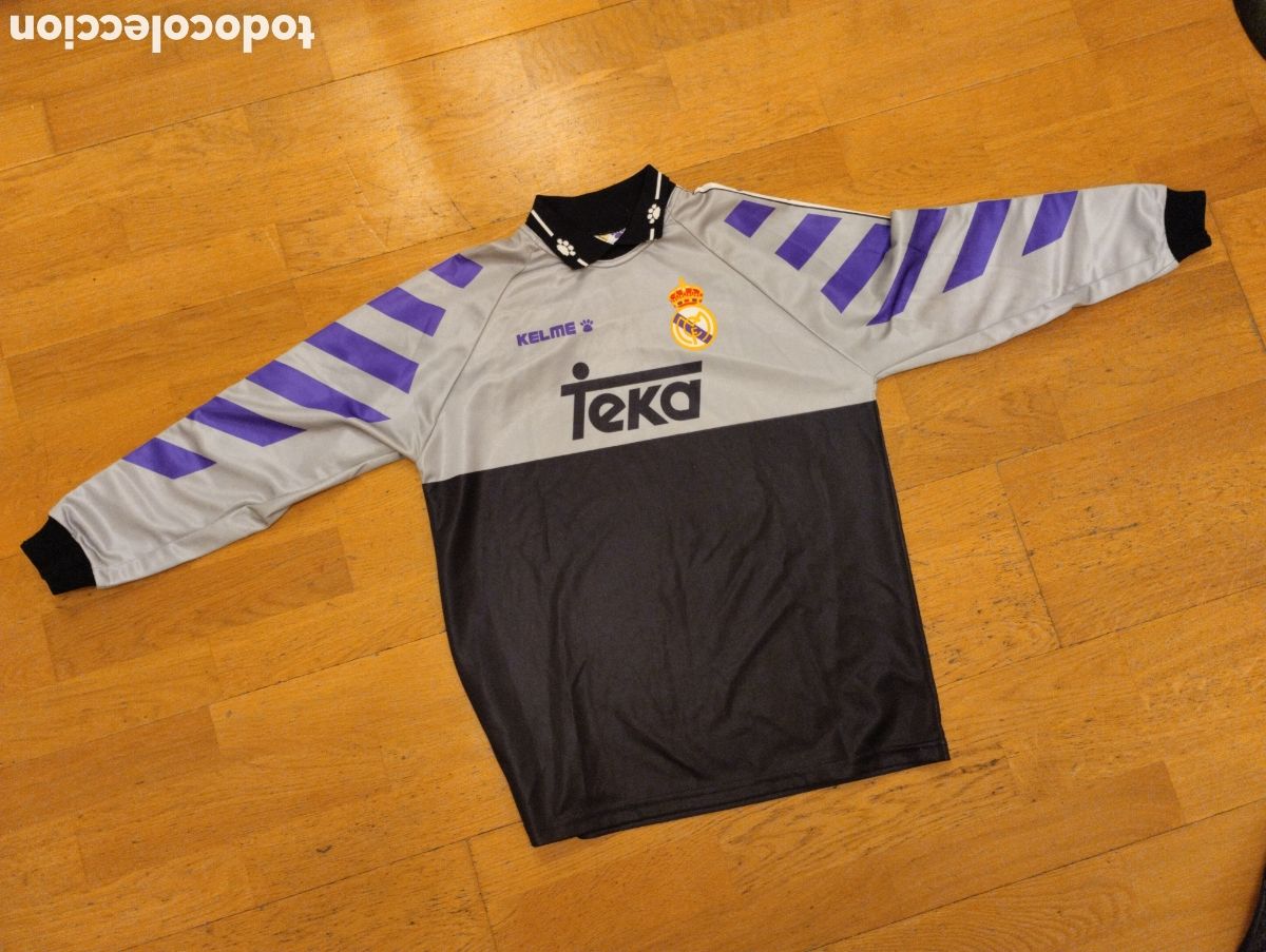 Coleccionismo deportivo: Camiseta antigua portero Futbol Real Madrid
