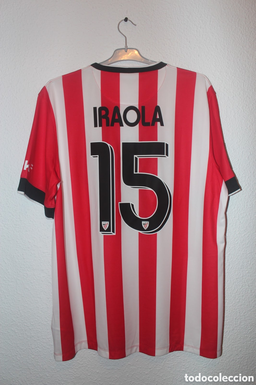 Coleccionismo deportivo: Camiseta Athletic club bilbao Iraola