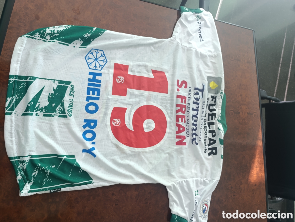 Coleccionismo deportivo: Camiseta matchworn CD Rubio &Ntilde;u de Paraguay