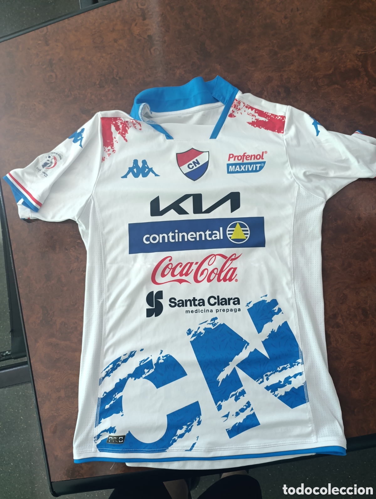 Coleccionismo deportivo: Camiseta matchworn Club Nacional de Asunci&oacute;n