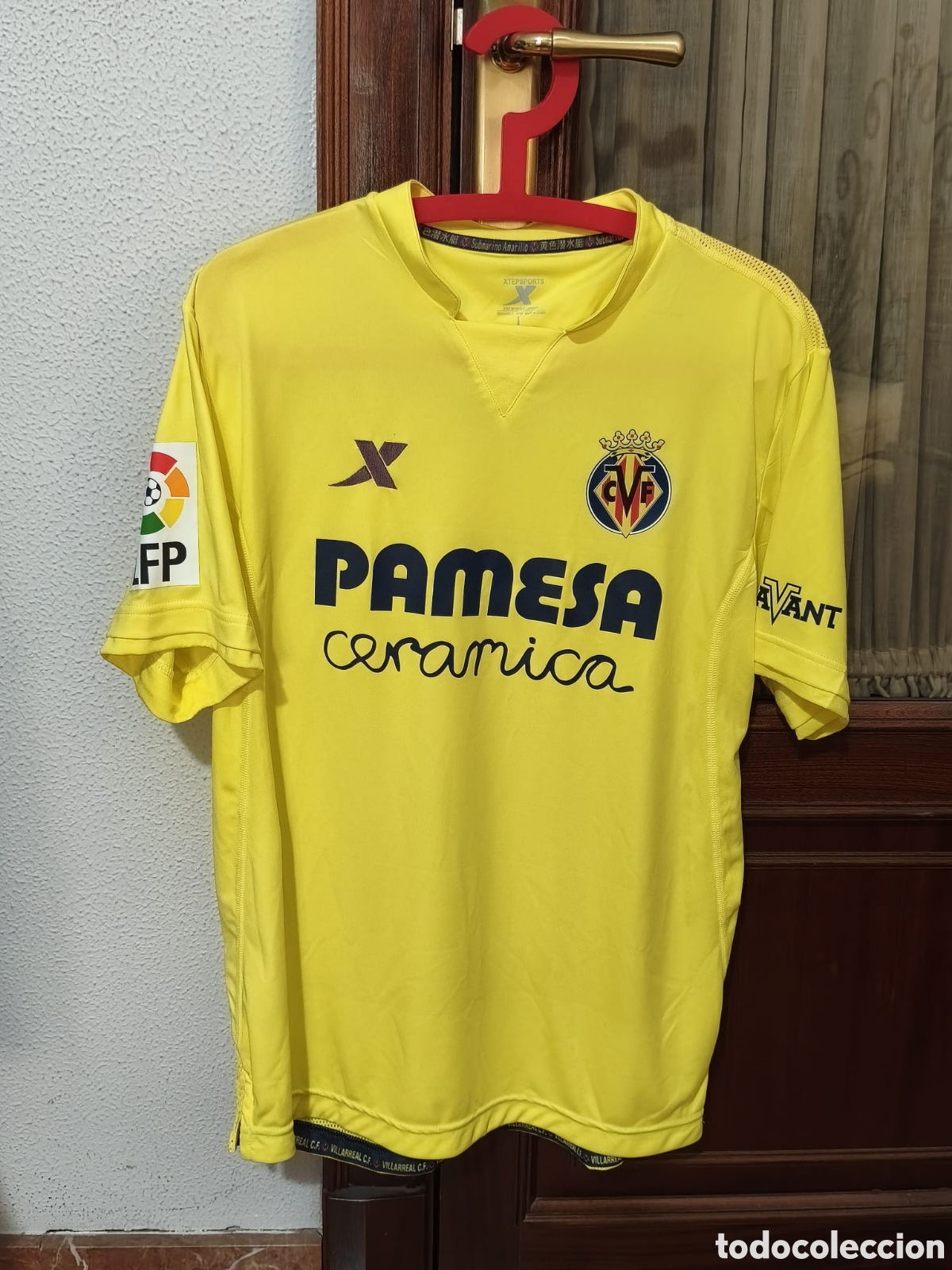 Coleccionismo deportivo: Camiseta matchworn Villarreal CF