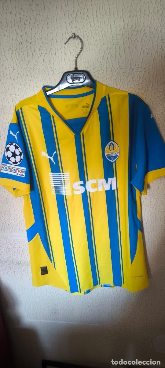 Coleccionismo deportivo: Original | Camiseta Futbol shirt| Talla M | Shakhtar Donetsk 17 Vinicius Tobias match worn v Bolonia