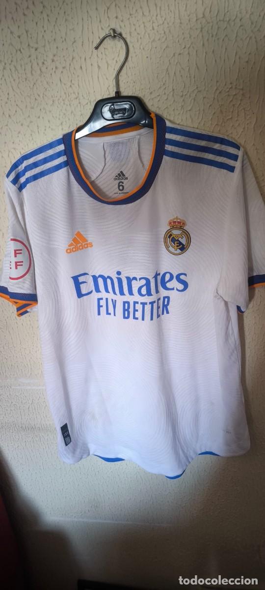 Coleccionismo deportivo: Original | Camiseta Futbol | Talla 6 player - M | Real Madrid Castilla 21 Vinicius Tobias match worn