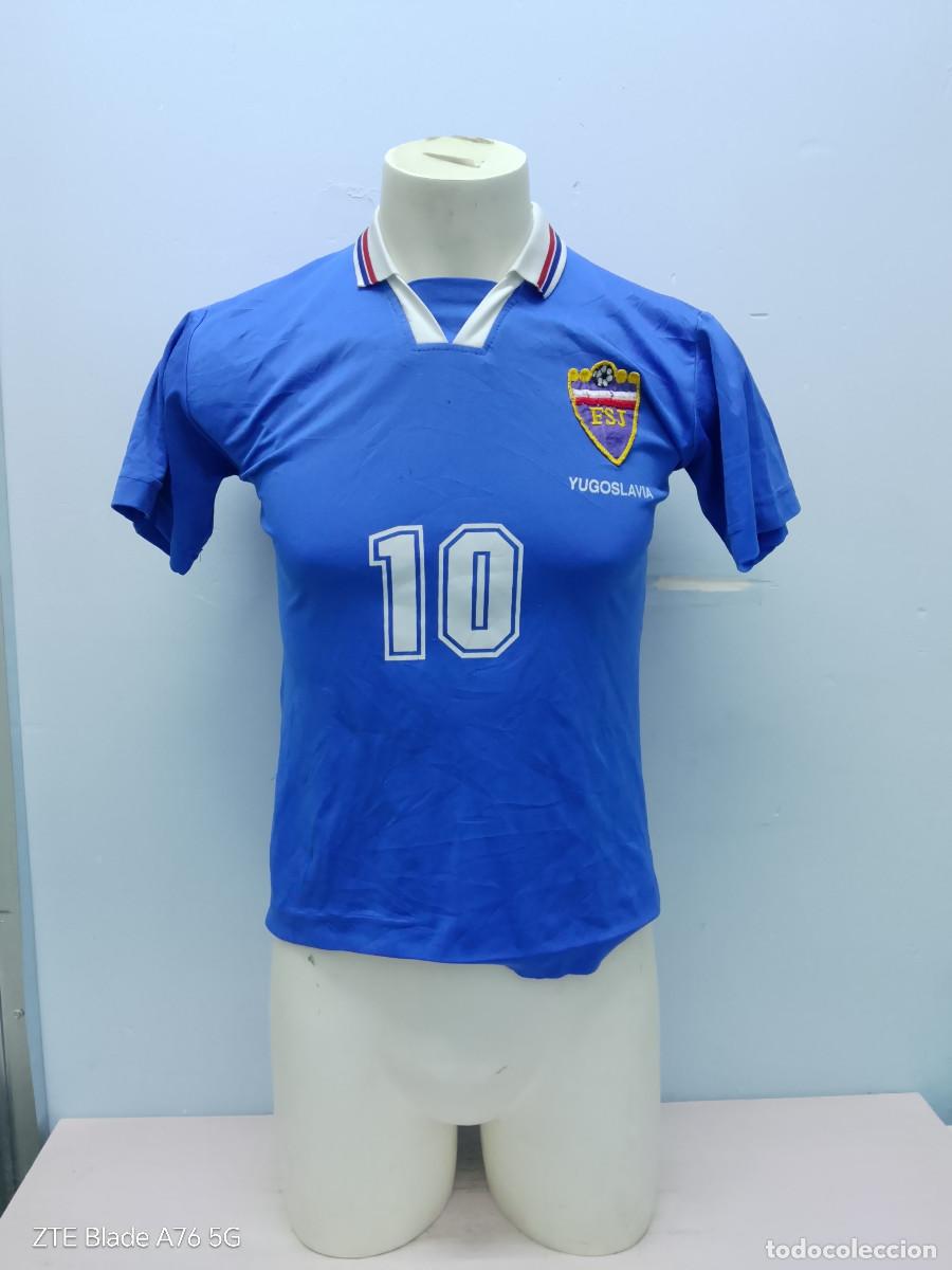 Coleccionismo deportivo: Jugoslavija 1998 Stojkovic football shirt camiseta futbol Yugoslavia xs 48cts