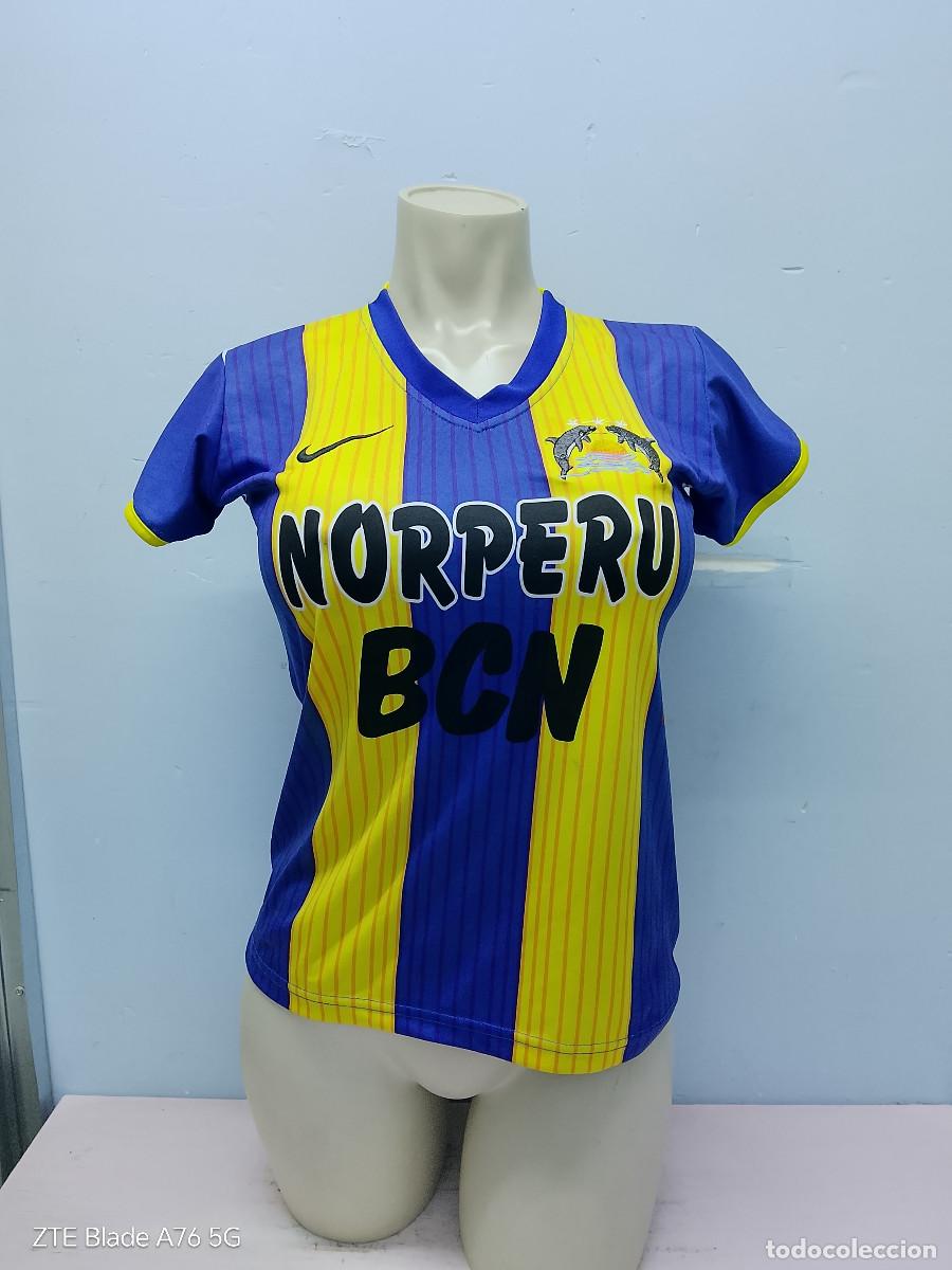 Coleccionismo deportivo: NORPERU BCN Barcelona Peru chica mujer camiseta futbol football shirt Peruana sexy M 48cts
