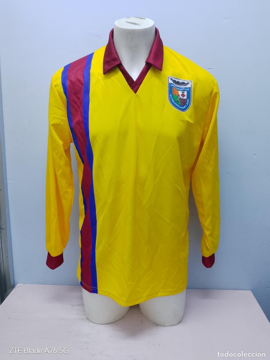 Coleccionismo deportivo: Uni&oacute; Esportiva Trajana-PB Sant Just Barcelona camiseta futbol catalunya xl