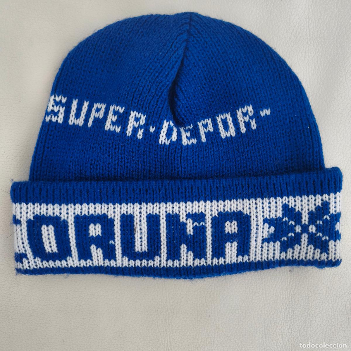 Coleccionismo deportivo: GORRO PUCHO DE LANA. REAL CLUB DEPORTIVO DE LA CORU&Ntilde;A. SUPERDEPOR.