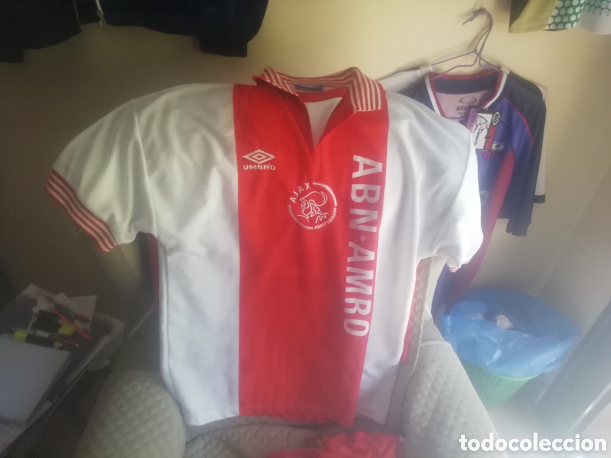 Coleccionismo deportivo: Camiseta Ajax 1996. Marca umbro L