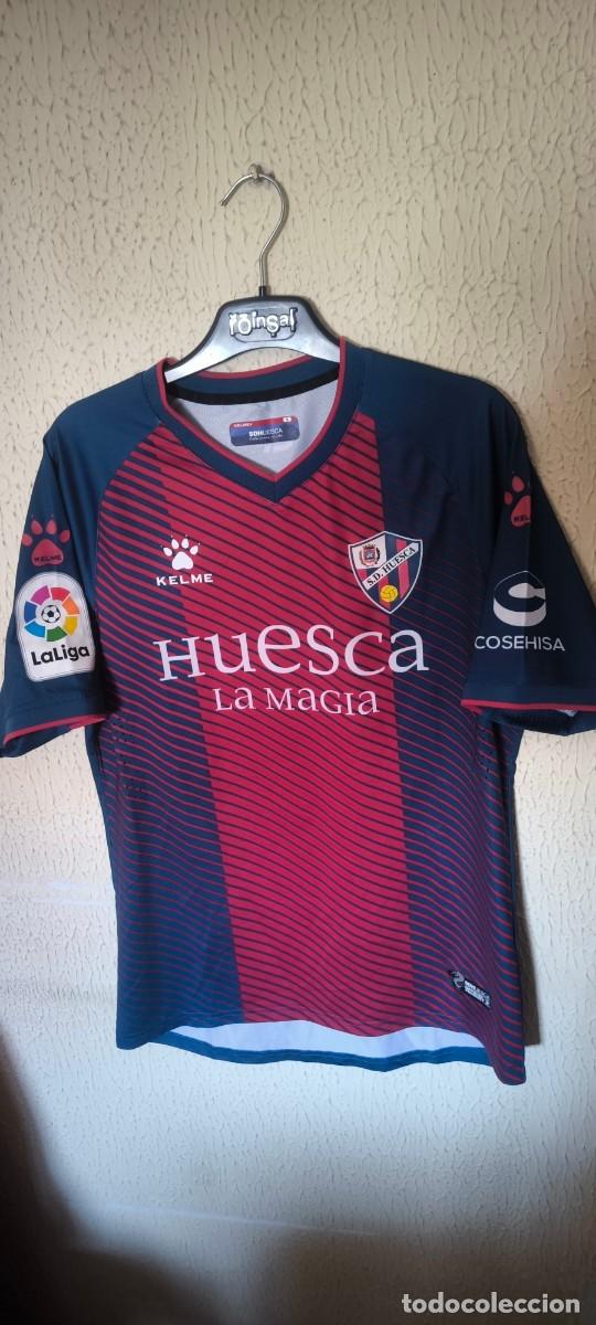 Coleccionismo deportivo: Original | Camiseta futbol Football Shirt | Talla S | SD Huesca 7 David Ferreiro match worn v Girona