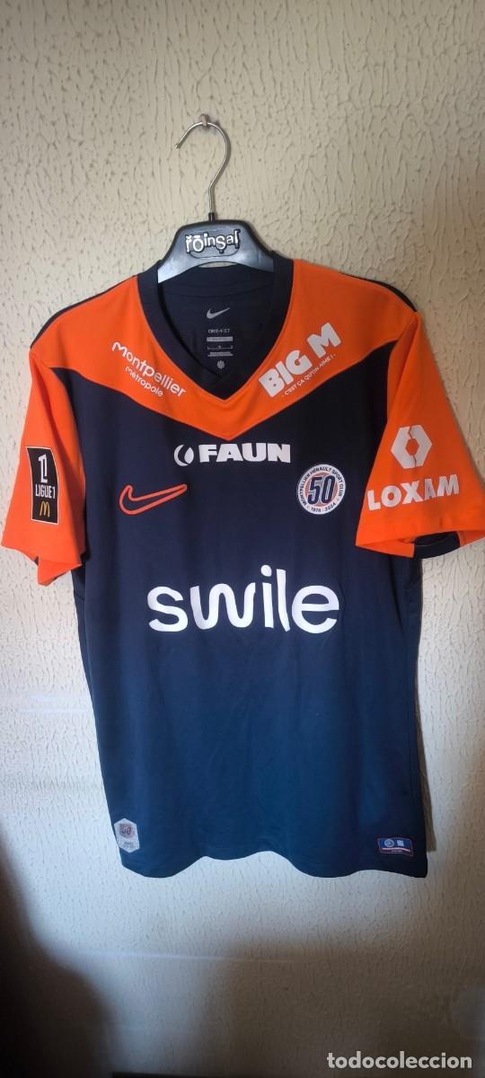 Coleccionismo deportivo: Original | Camiseta futbol Shirt | Talla L | Montpellier HSC 19 Rabby Nzingoula match worn vs Rennes