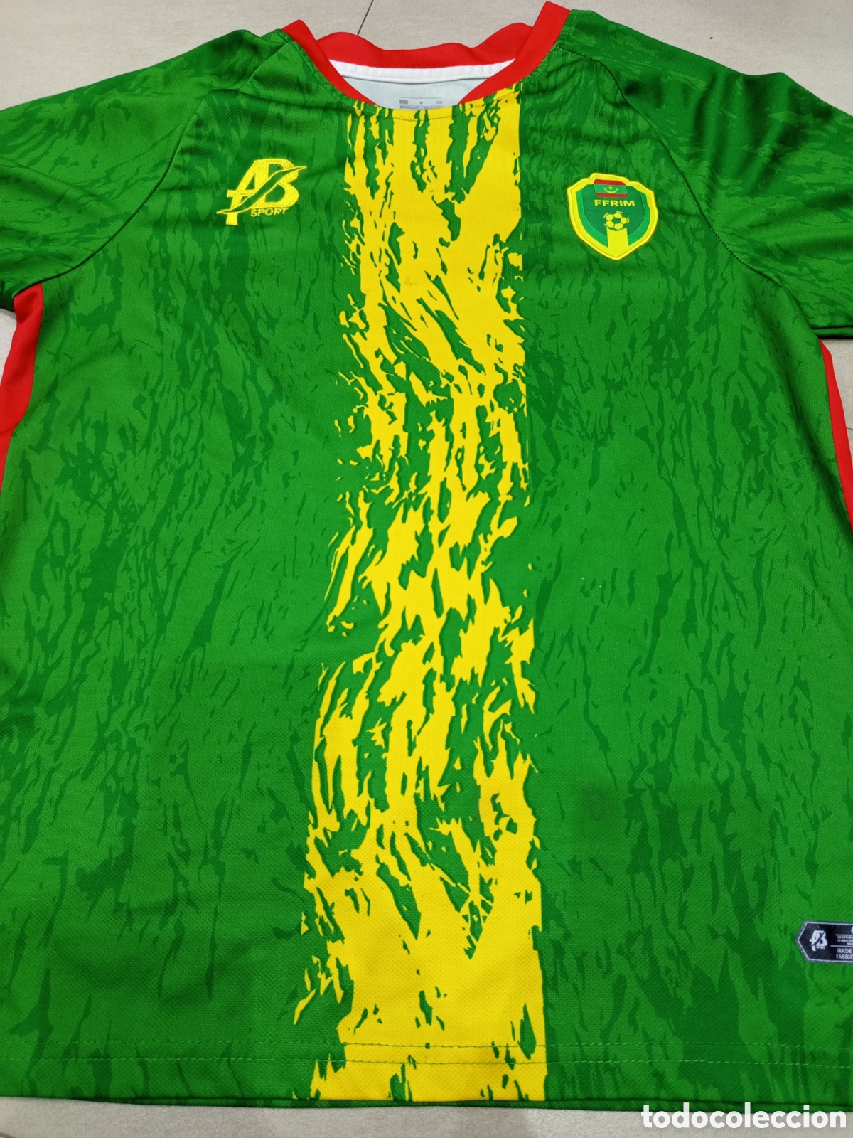 Coleccionismo deportivo: Camiseta selecci&oacute;n Mauritania