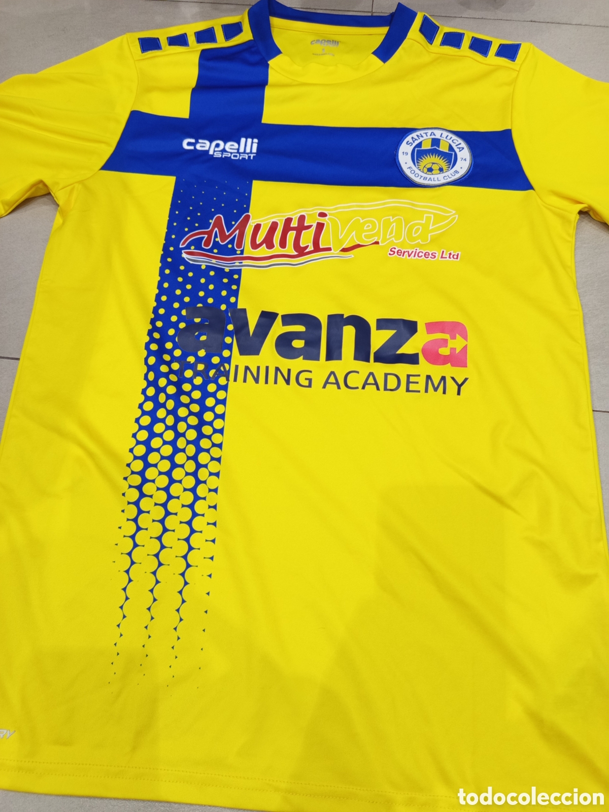 Coleccionismo deportivo: Camiseta Santa Lucia Malta