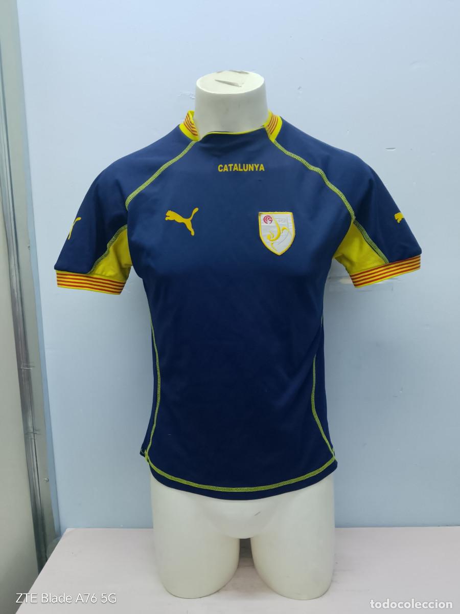 Coleccionismo deportivo: Catalunya seleccion camiseta futbol football shirt polo training S 52cts