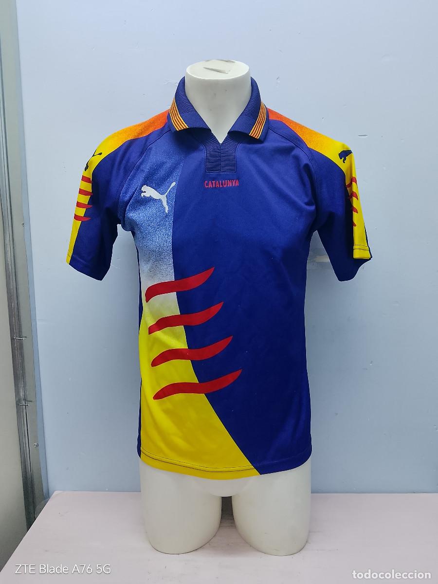 Coleccionismo deportivo: Catalunya seleccion camiseta futbol football shirt national team seleccio M 54cts