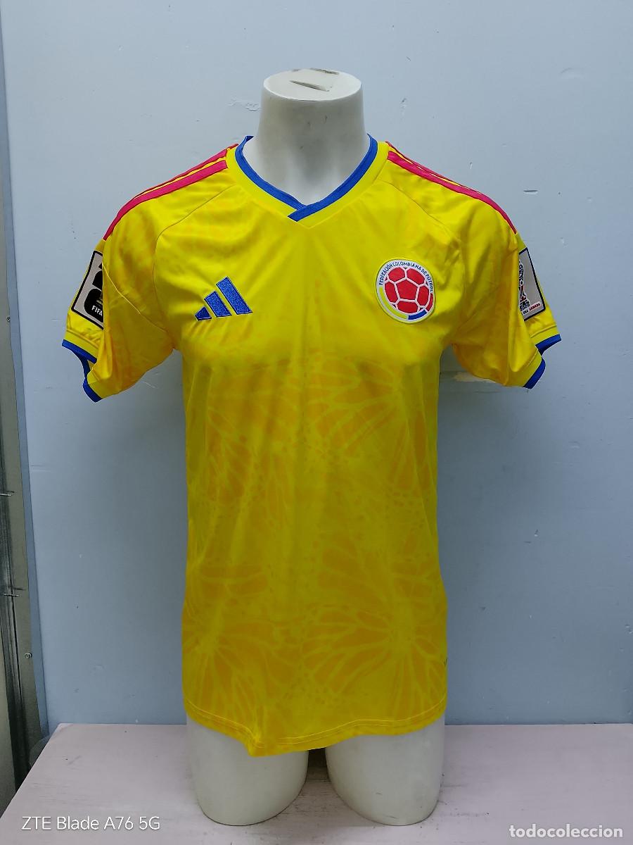 Coleccionismo deportivo: Colombia camiseta futbol football shirt M 55cts Mundial