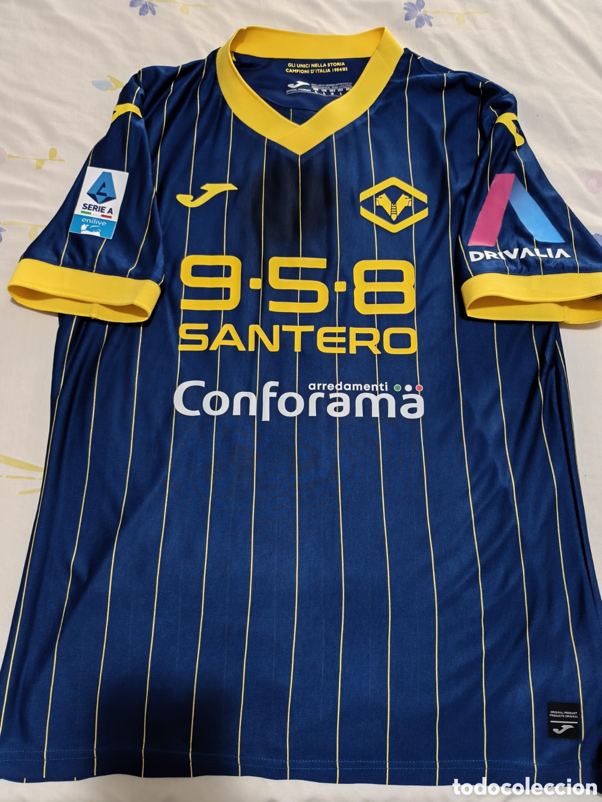 Coleccionismo deportivo: Camiseta matchworn FC Hellas Verona de Italia