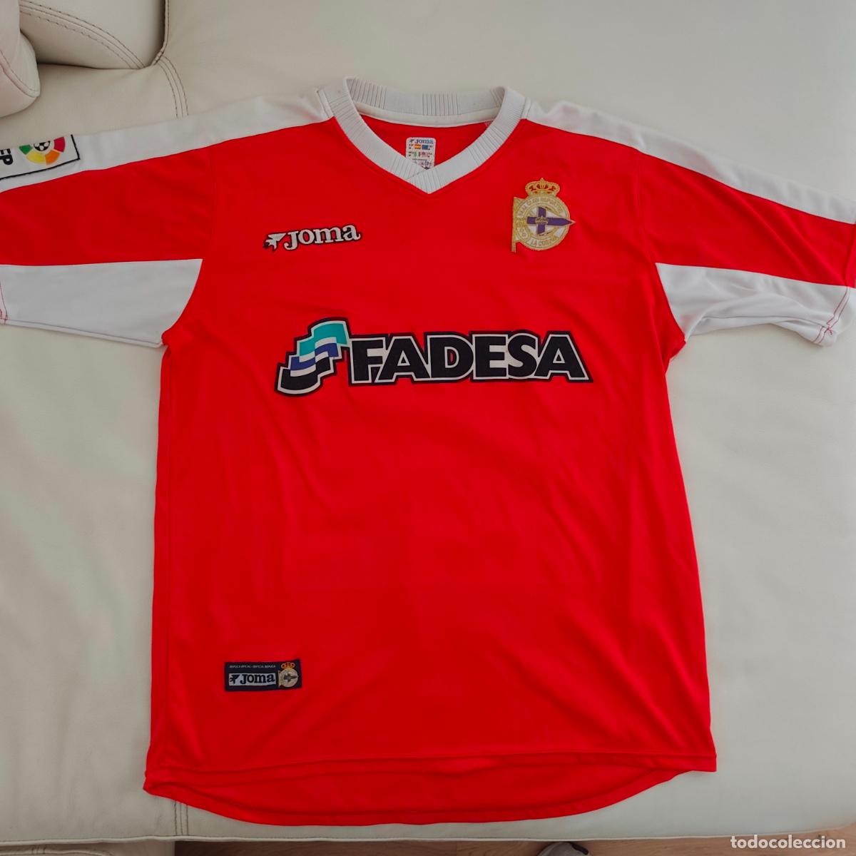 Coleccionismo deportivo: Camiseta Deportivo de la Coru&ntilde;a 2003/04 talla M Joma