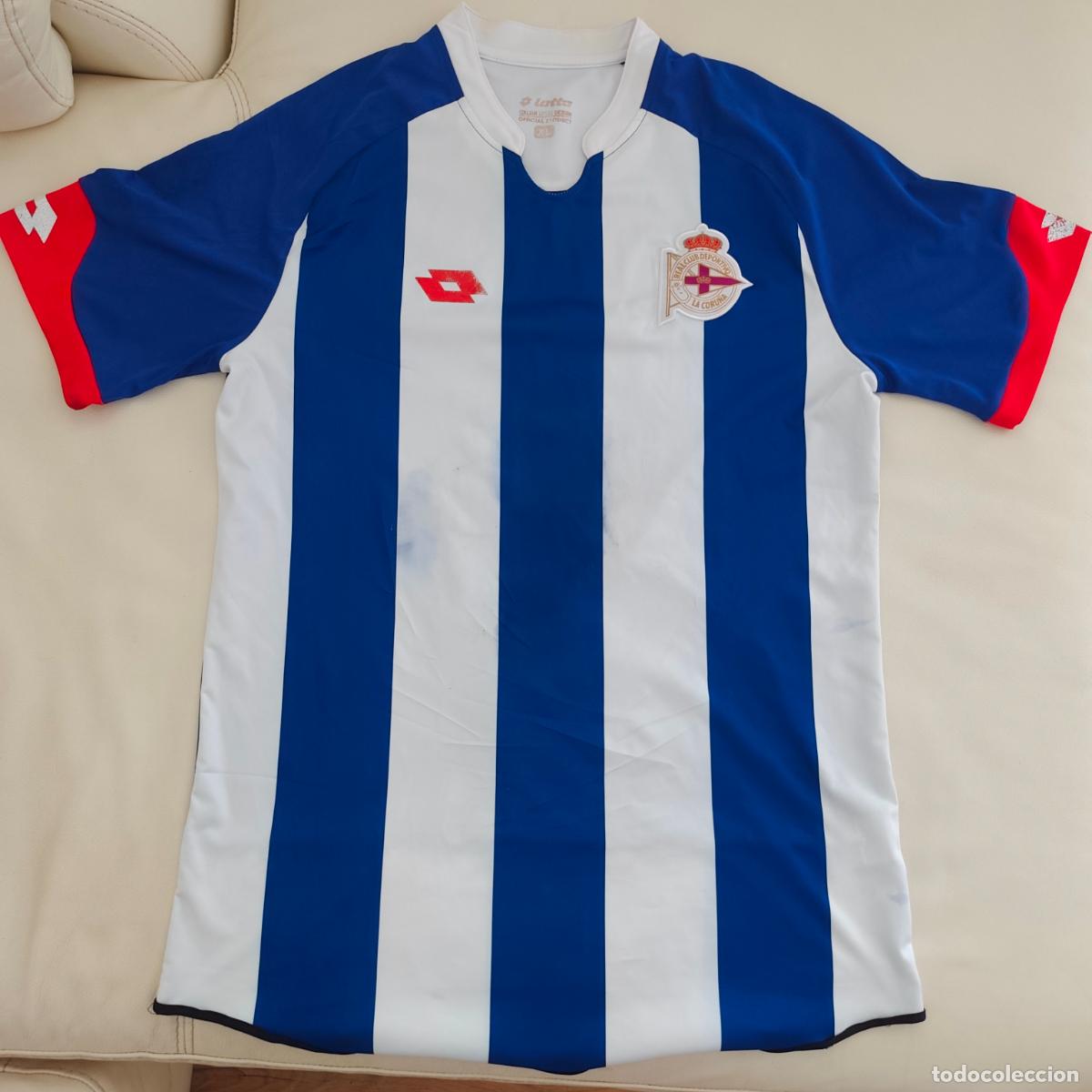 Coleccionismo deportivo: Camiseta Deportivo de la Coru&ntilde;a 2015/16 talla XL
