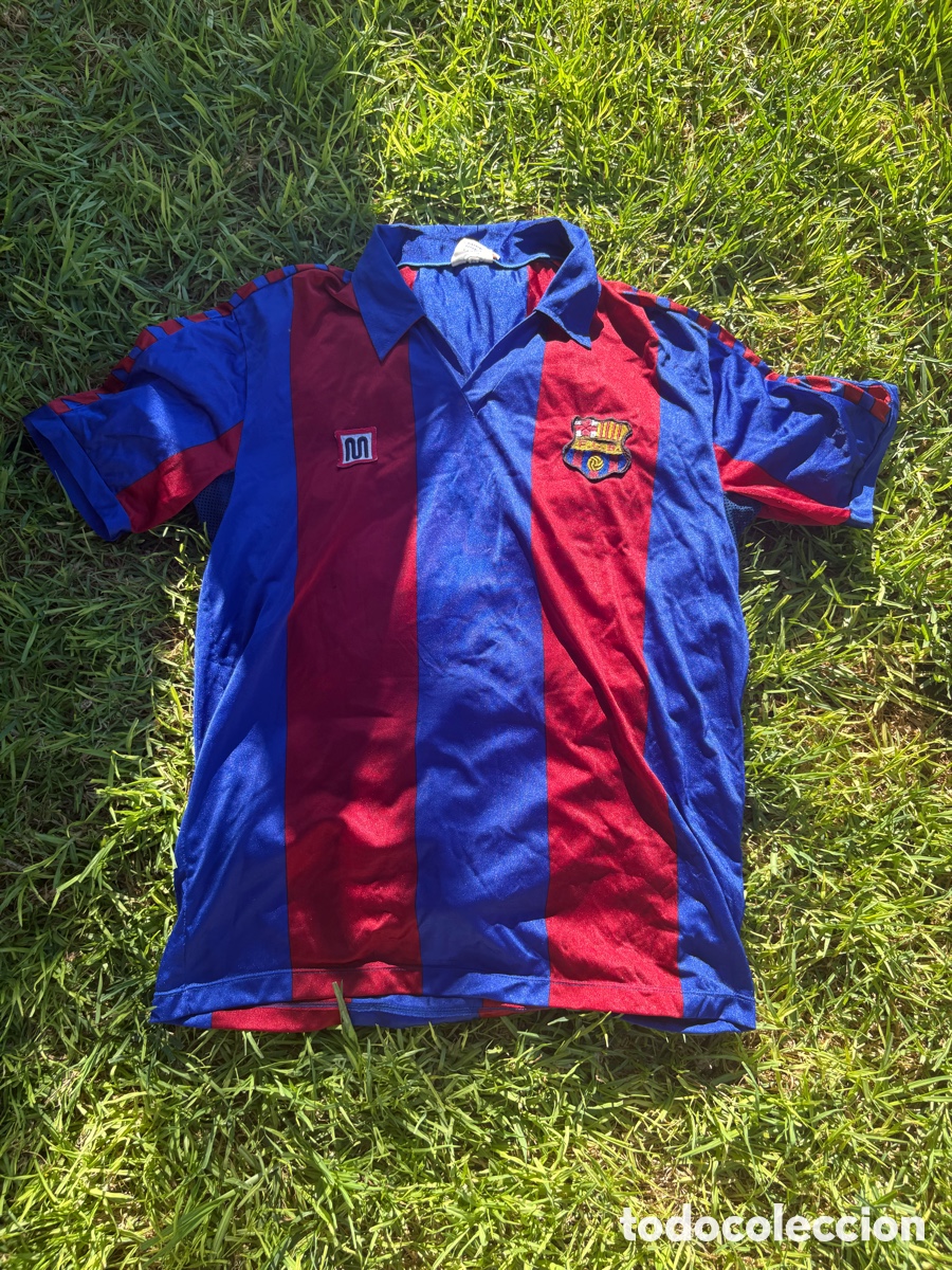Coleccionismo deportivo: Camiseta Meyba FC Barcelona A&ntilde;os 80 &bull; Match Worn