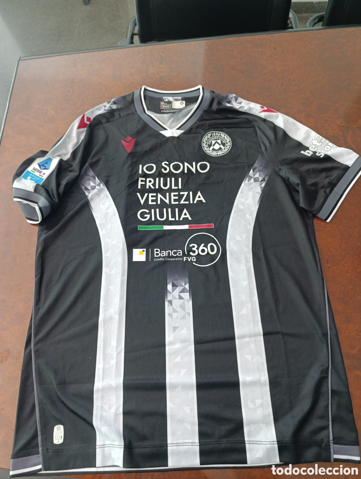 Coleccionismo deportivo: Camiseta matchworn Udinese de Italia