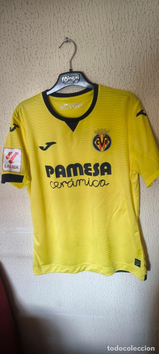 Coleccionismo deportivo: Original | Camiseta Futbol Shirt | Talla M | Villarreal B 15 Marcos Sanchez player issue vs Sporting