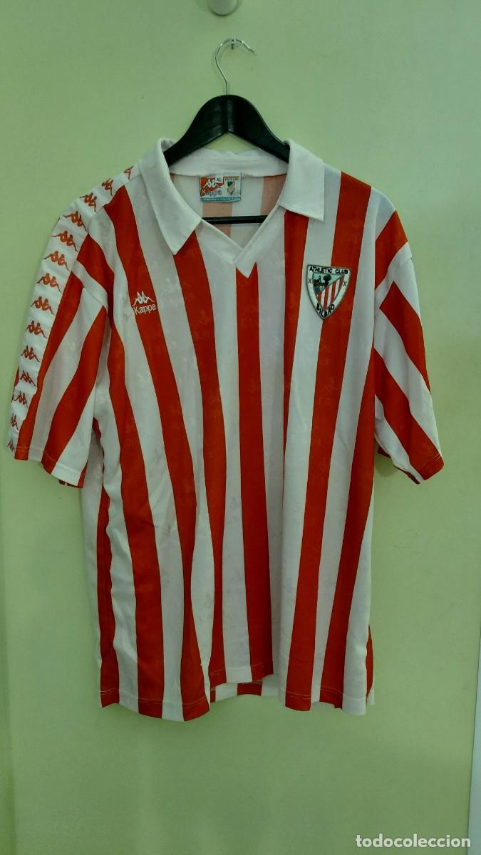 Coleccionismo deportivo: Camiseta KAPPA Athletic Club de Bilbao. Temporadas 91 - 92 / 92- 93