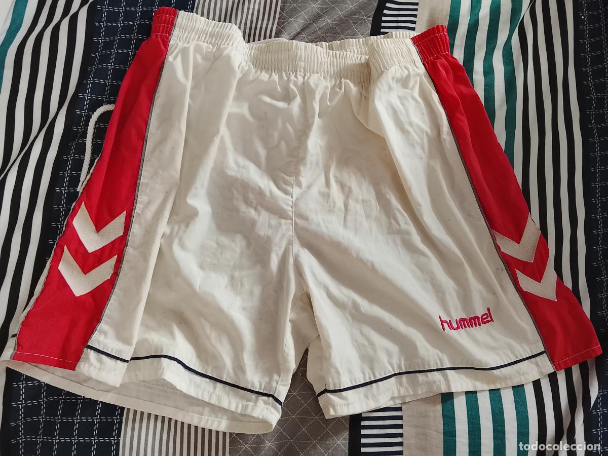 Coleccionismo deportivo: CALZONAS PANTALON CORTO VINTAGE FUTBOL DEPORTES MARCA HUMMEL ENTRENAMIENTOS CADIZ CLUB DE FUTBOL