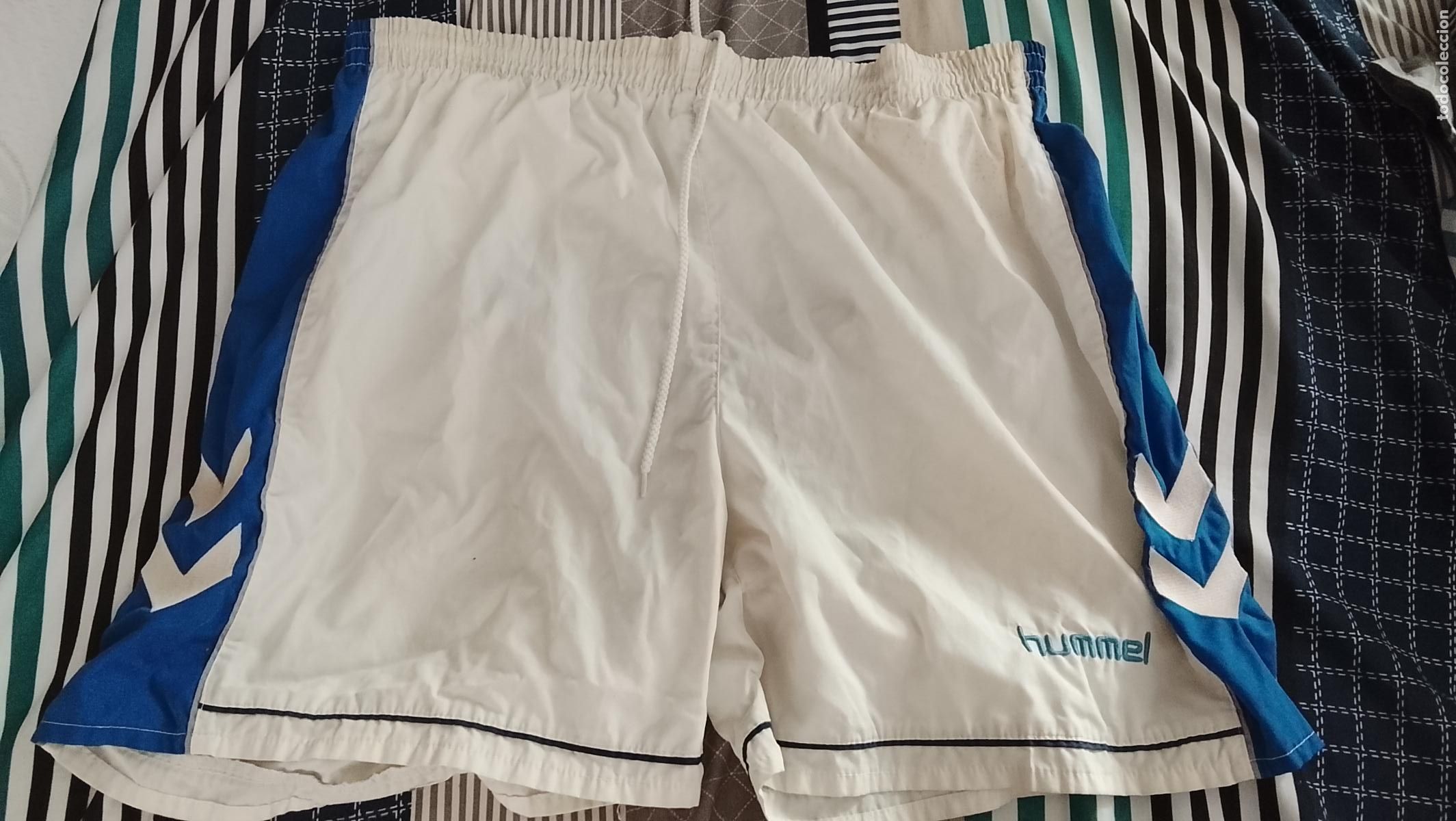 Coleccionismo deportivo: CALZONAS PANTALON CORTO VINTAGE FUTBOL DEPORTES MARCA HUMMEL ENTRENAMIENTOS CADIZ CLUB DE FUTBOL