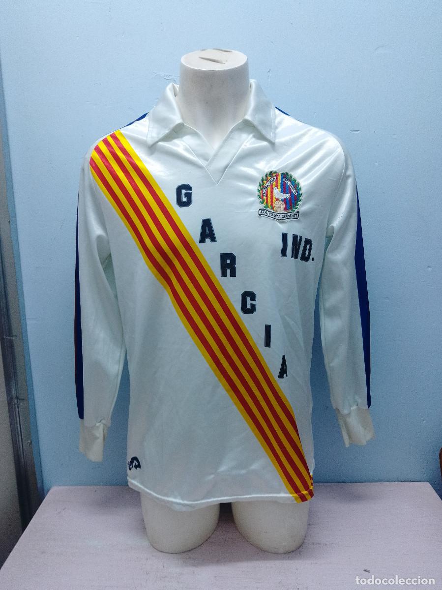 Coleccionismo deportivo: 1990 Industrias Santa Coloma Marfil futsal vintage camiseta futbol football shirt L 57cts