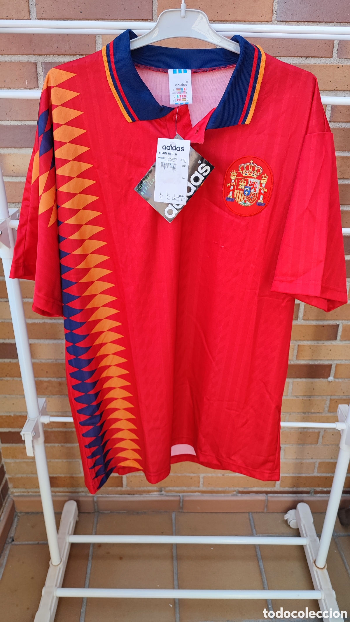 Collectionnisme sportif: Camiseta Selecci&oacute;n espa&ntilde;ola 1994 talla L