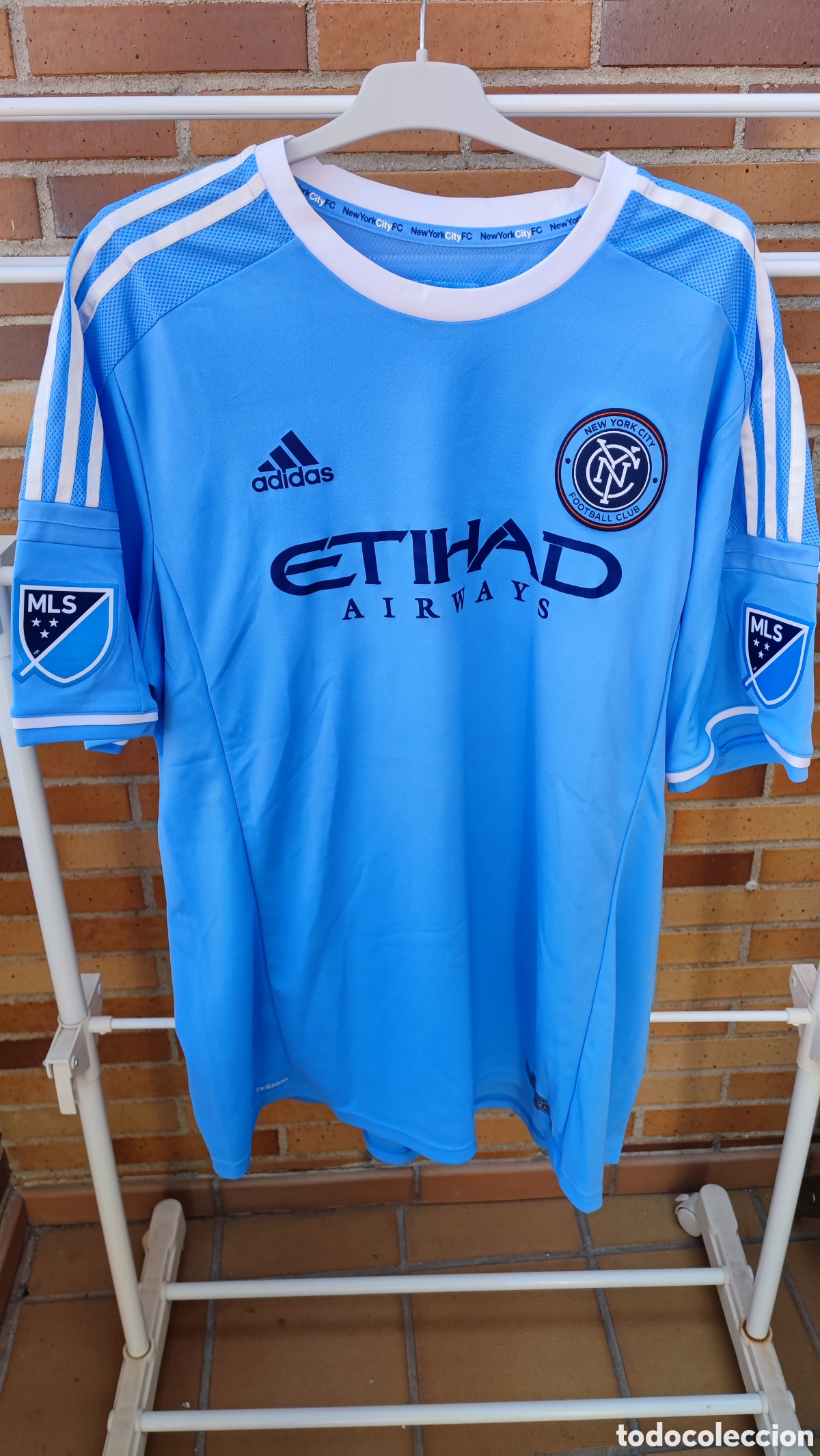 Collectionnisme sportif: Camiseta New York City David Villa talla XL
