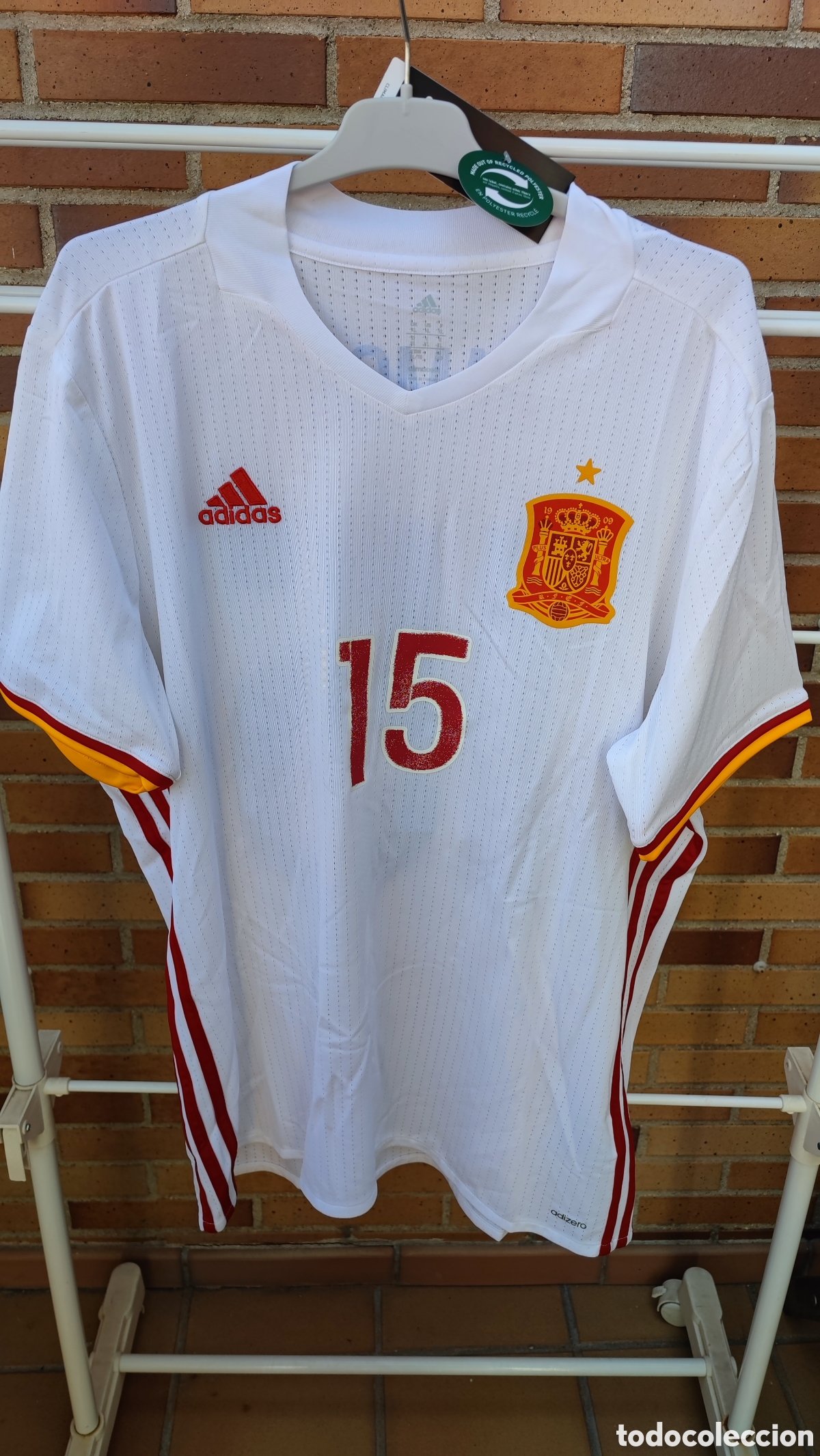 Collectionnisme sportif: Camiseta Selecci&oacute;n espa&ntilde;ola Sergio Ramos 2016