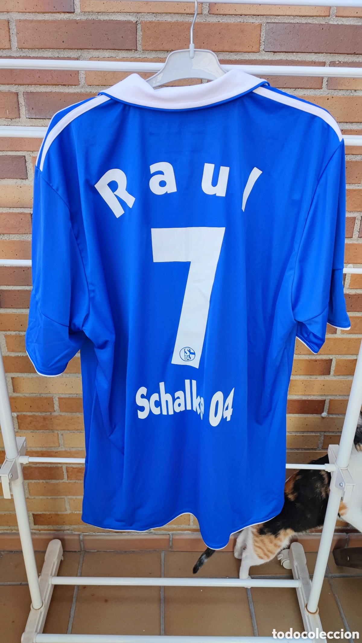 Coleccionismo deportivo: Camiseta Schalke Ra&uacute;l Gonz&aacute;lez 2010 talla XL