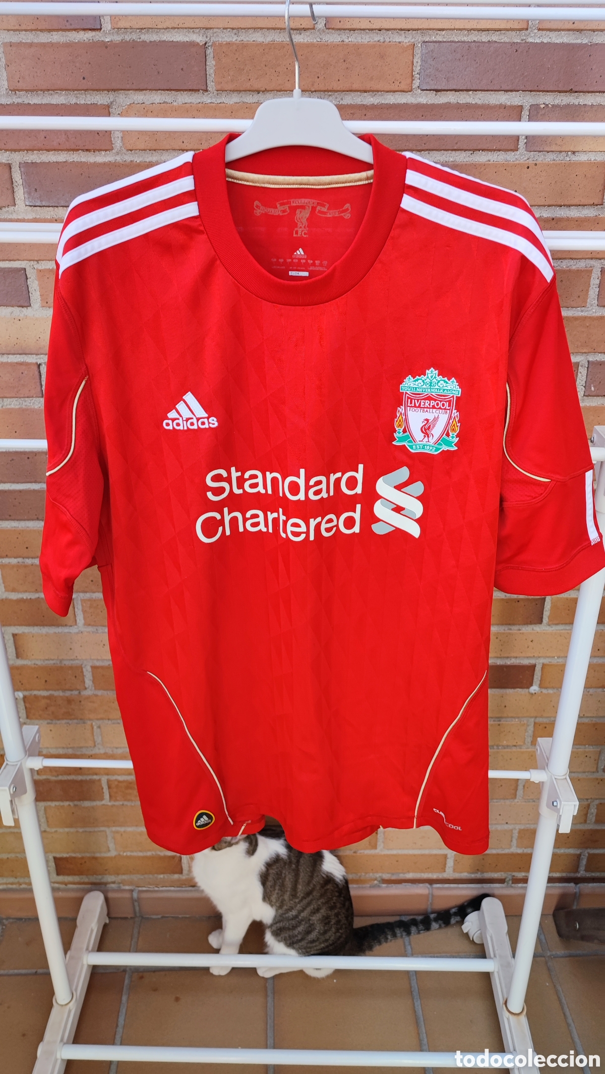 Coleccionismo deportivo: Camiseta Liverpool 2010 talla )