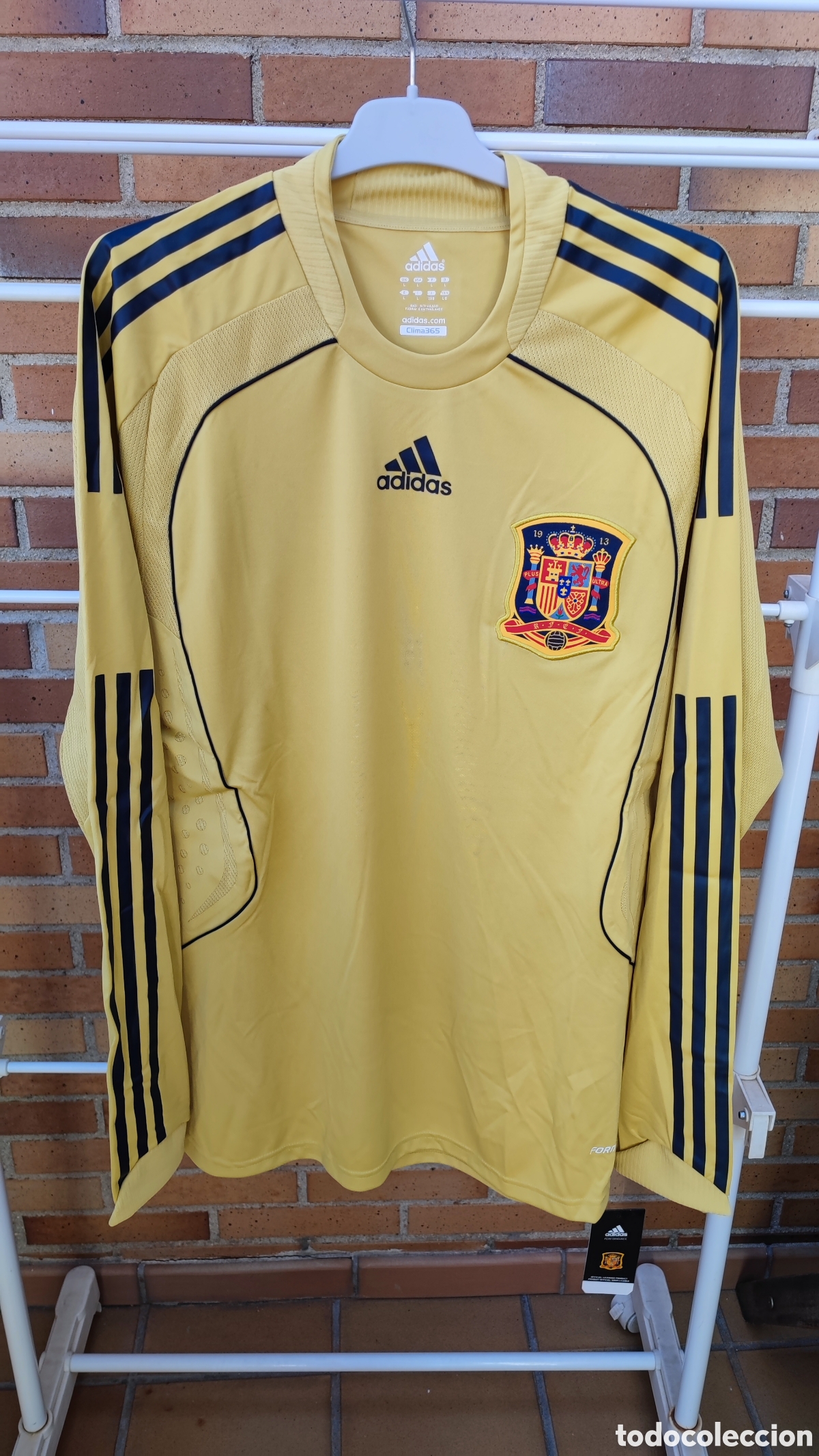 Coleccionismo deportivo: Camiseta Selecci&oacute;n espa&ntilde;ola 2008 edici&oacute;n jugador talla L