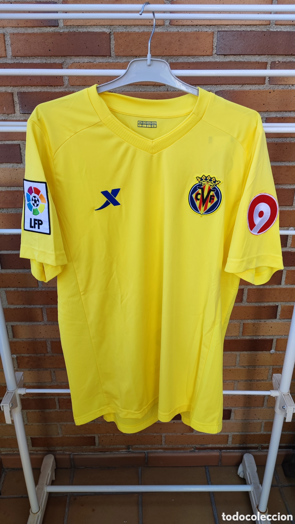 Coleccionismo deportivo: Camiseta Villarreal Marco Senna Talla L