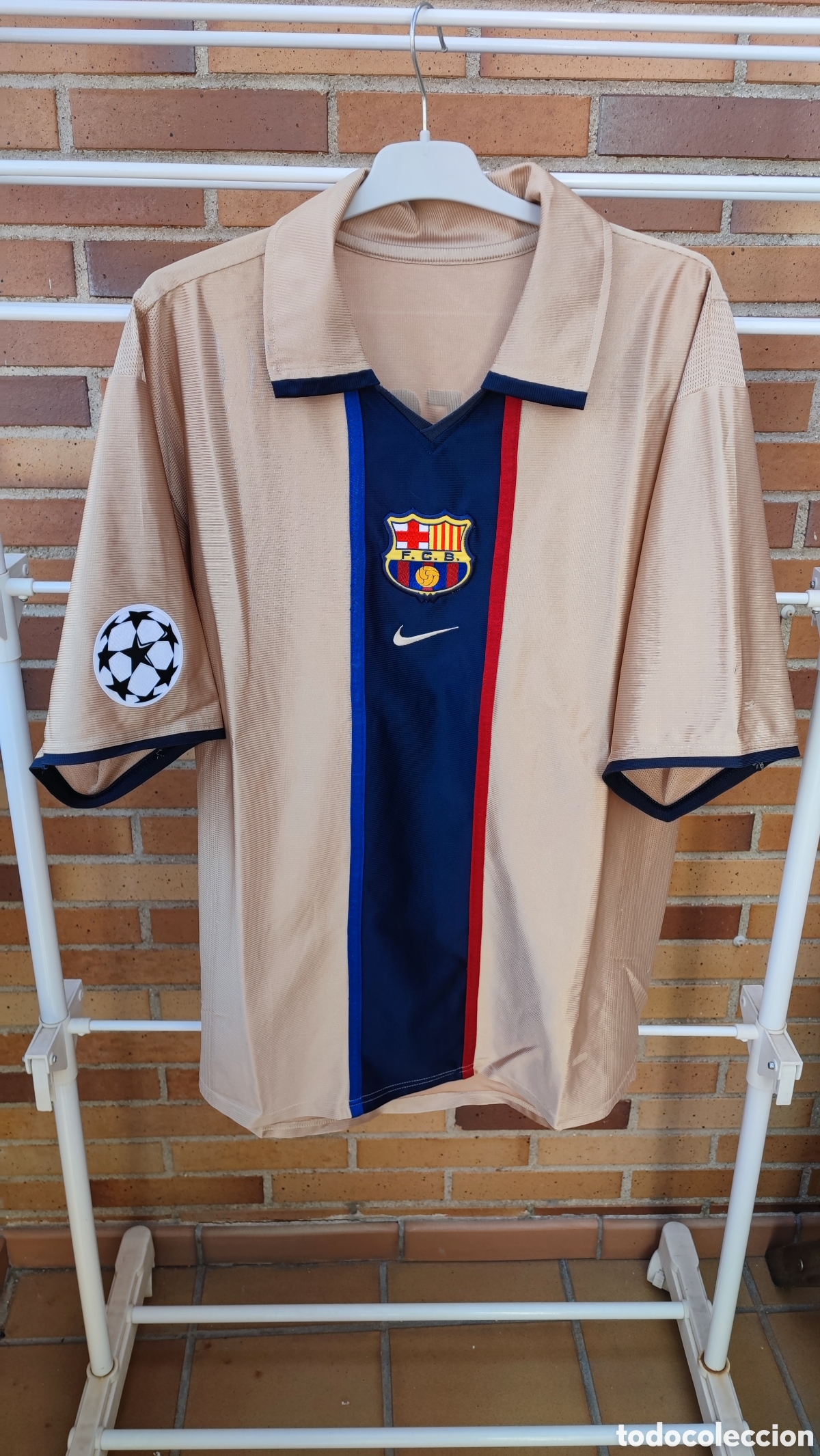 Coleccionismo deportivo: Camiseta Barcelona 1999 Andr&eacute;s Iniesta Champions talla 2XL