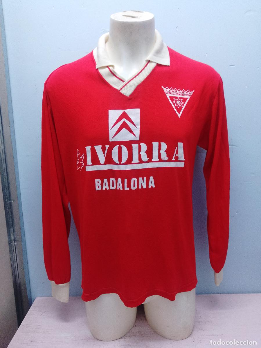 Coleccionismo deportivo: U.D. Estrella de la Salud Badalona vintage dissolved camiseta futbol football shirt catalunya xl