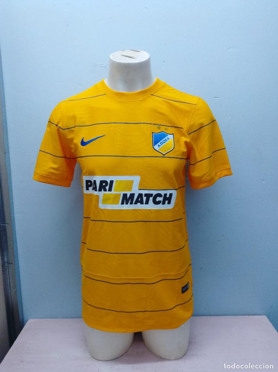 Coleccionismo deportivo: Jes&uacute;s Rueda Ambrosio Apoel Nicosia match worn camiseta futbol football shirt M 52cts