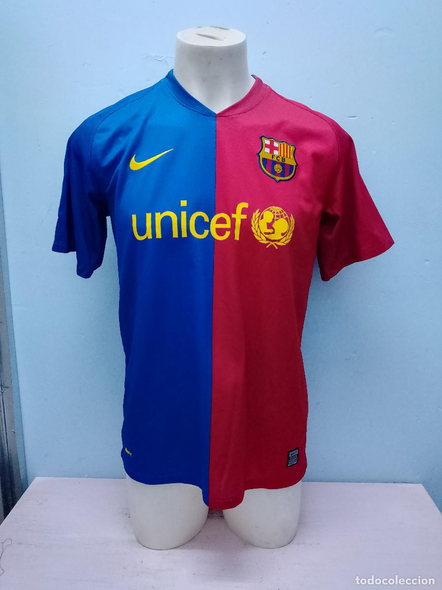 Coleccionismo deportivo: FC Barcelona camiseta futbol 2009 dorsal fans football shirt M 54cts