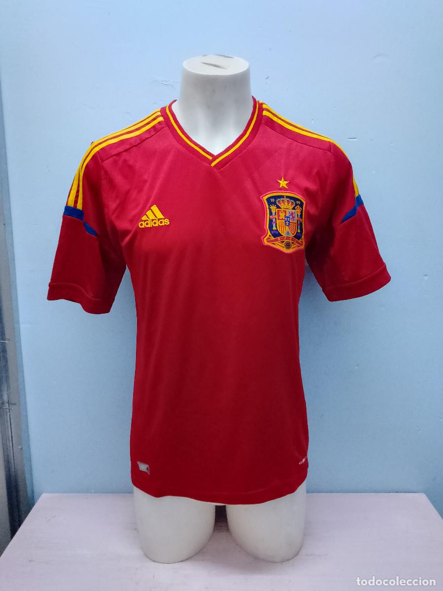 Coleccionismo deportivo: Espa&ntilde;a Spain 2008 camiseta futbol football shirt seleccion M 56cts