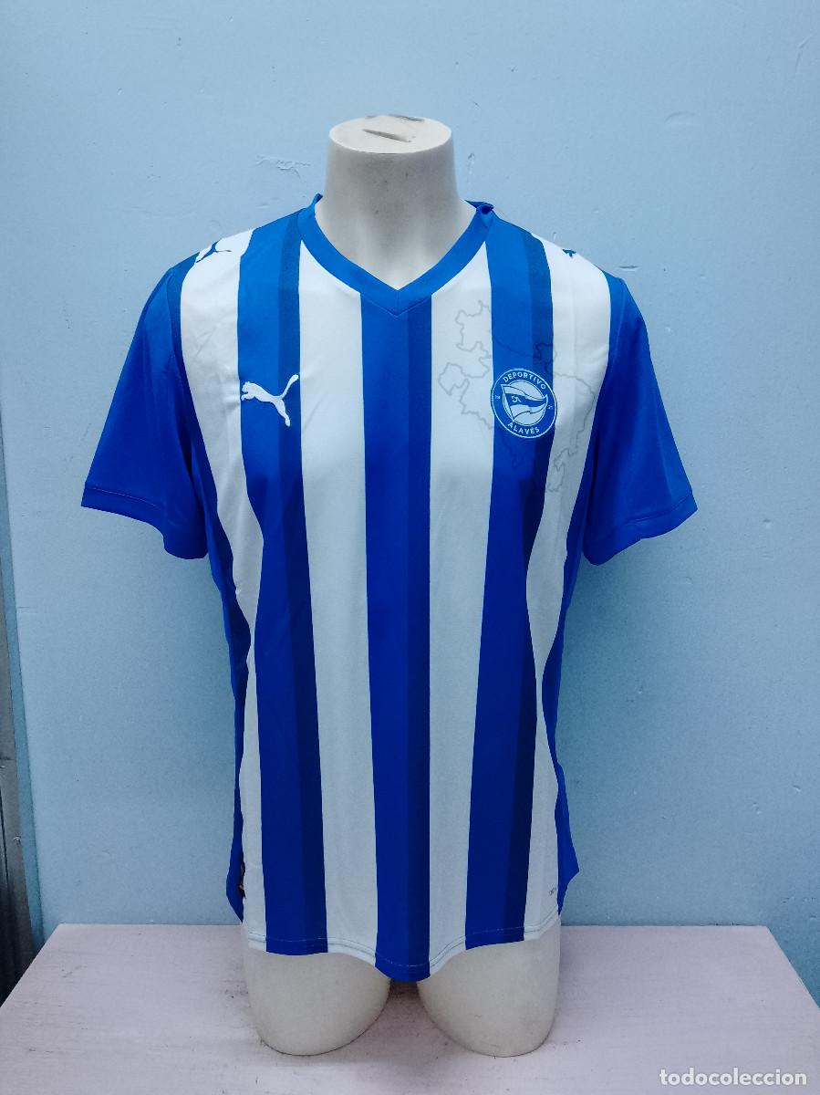 Coleccionismo deportivo: Deportivo Alaves camiseta futbol football shirt L 56cts